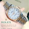 Rolex Datejust Boy White dial Pink Gold and Steel 31 mm.